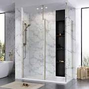 View and Buy Roman Fluted Glass Wetroom panels from bathroom supplies 